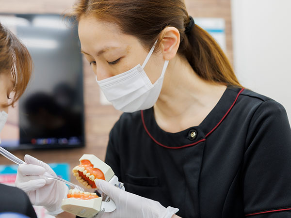 ブラッシング指導