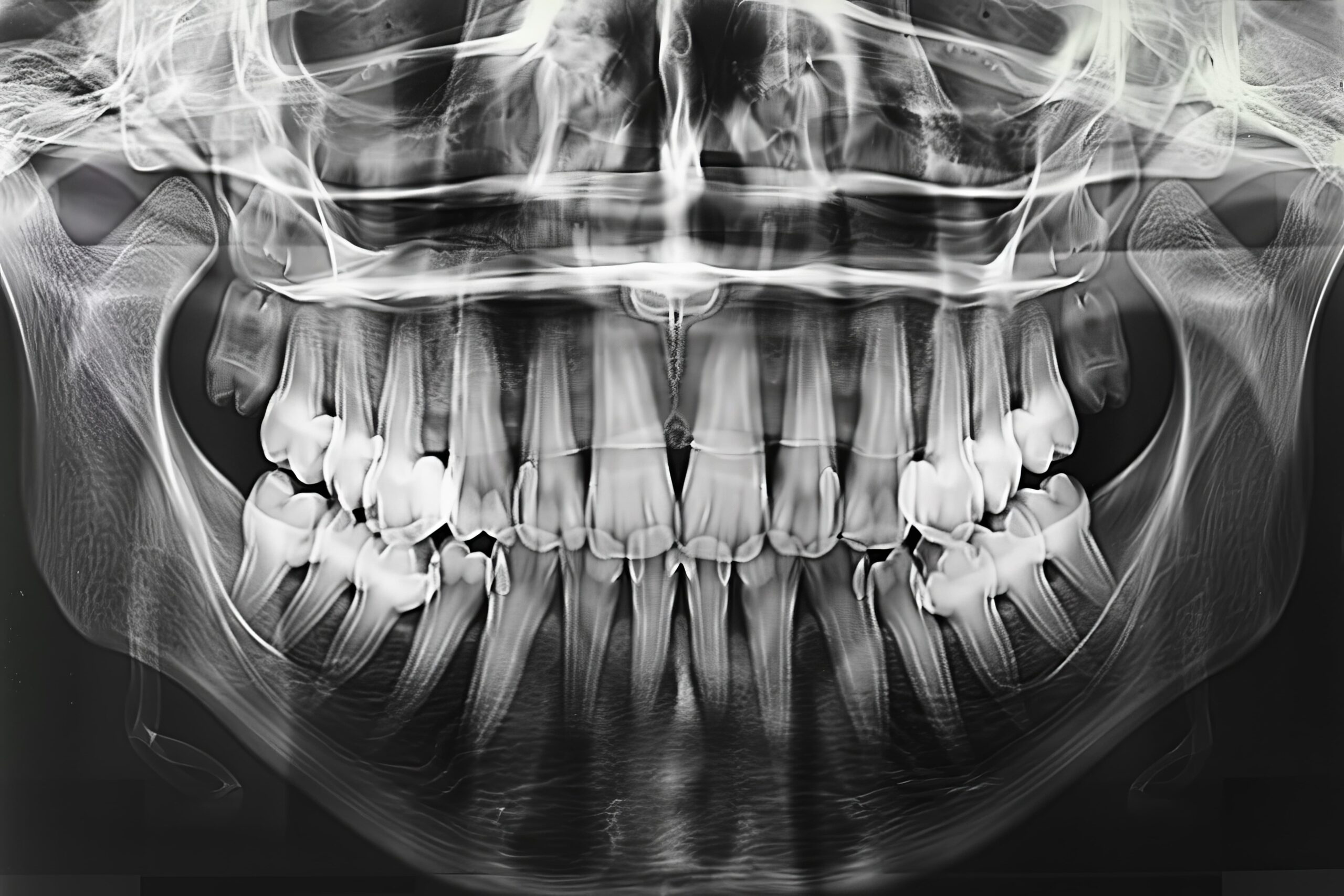 歯のレントゲン写真