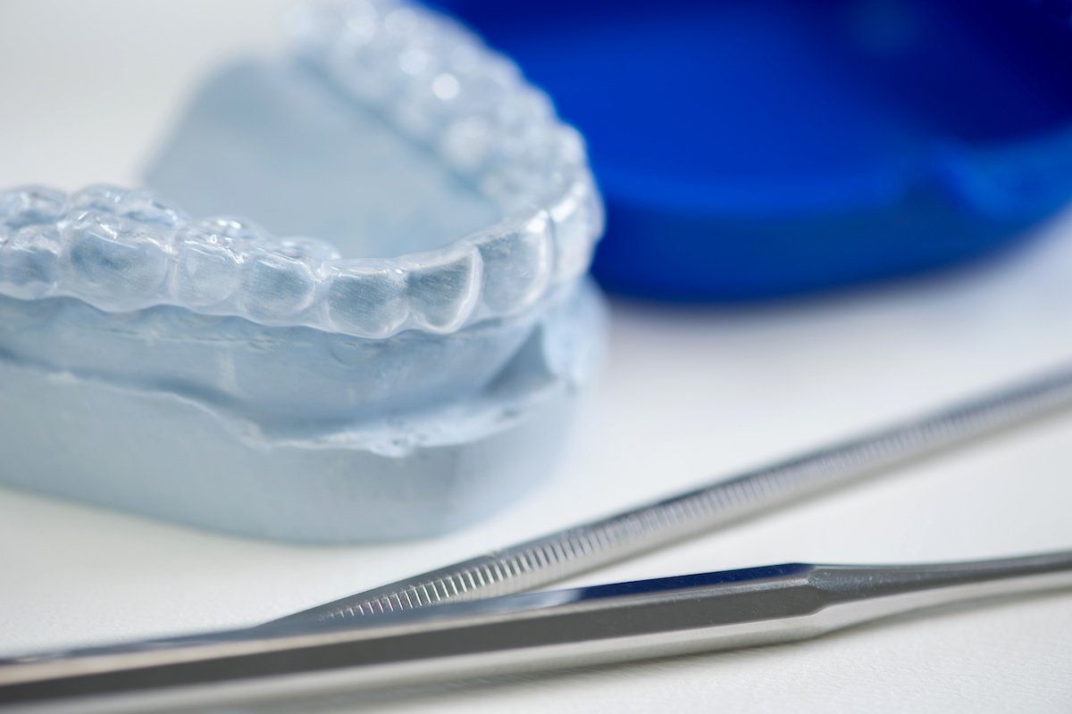 矯正のマウスピース